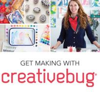 creativebug.jpg A collage of arts and craft projects and the creativebug logo