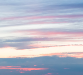 A pink and blue sky