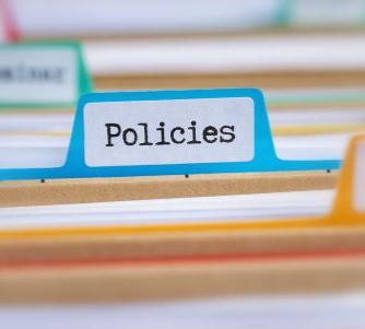 Policies on a file folder