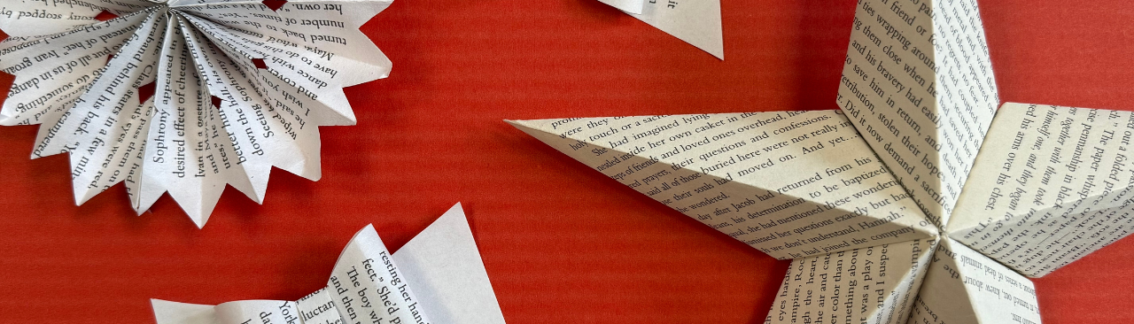 Crafting with Books: Holiday Edition