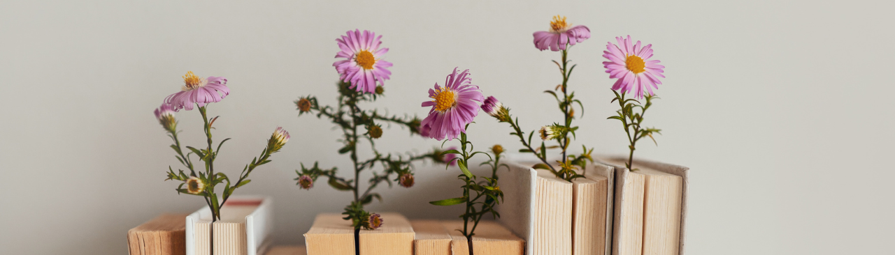 Crafting with Books Flowers