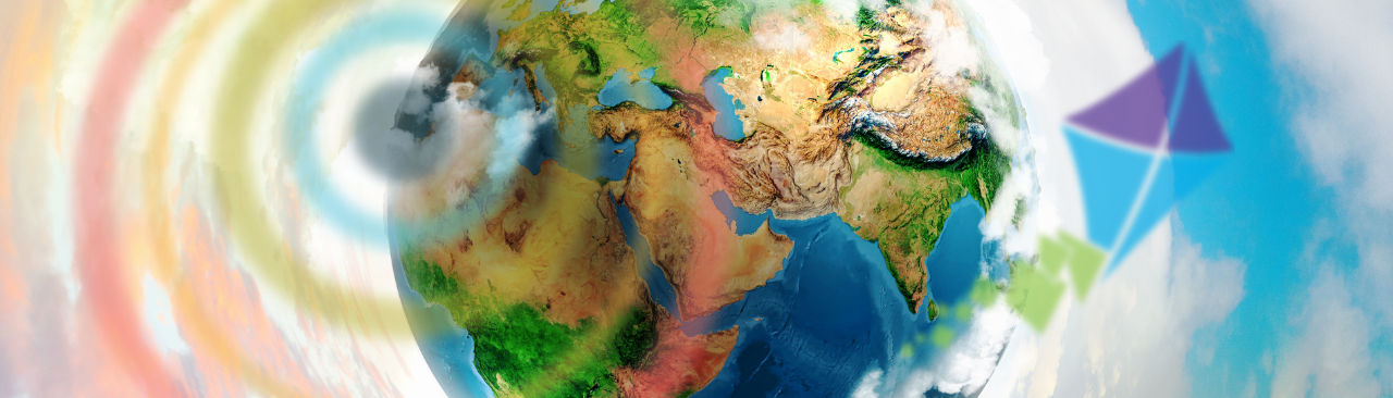climate for change hero.png The earth with the Climate Momentum and Library logos superimposed