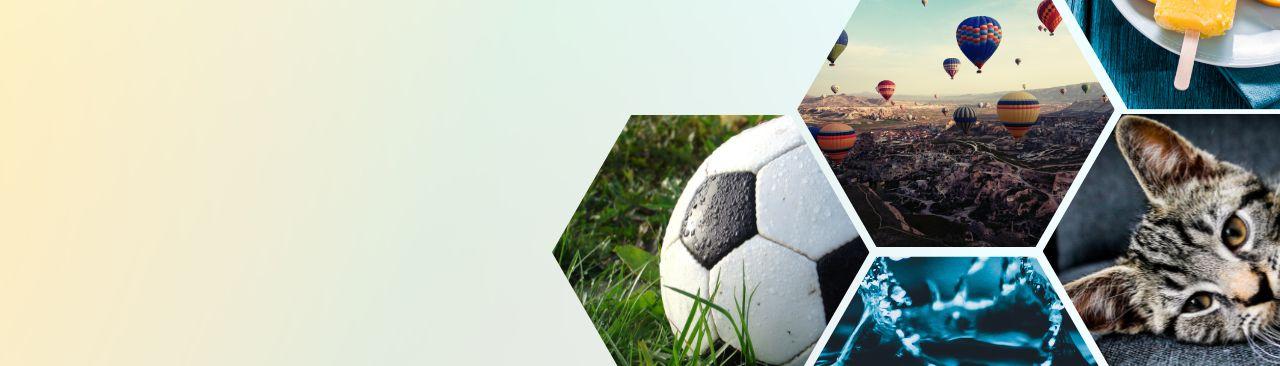 ignite_summer_hero.jpg Photos in interlocking hexagons