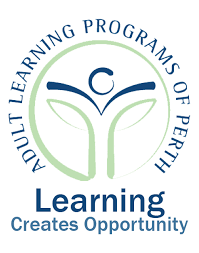 adult learning of perth logo