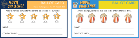 Movie Ballot Cards