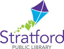 Stratford Public Library Logo with kite