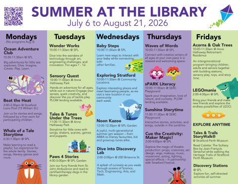 Summer Calendar 2026