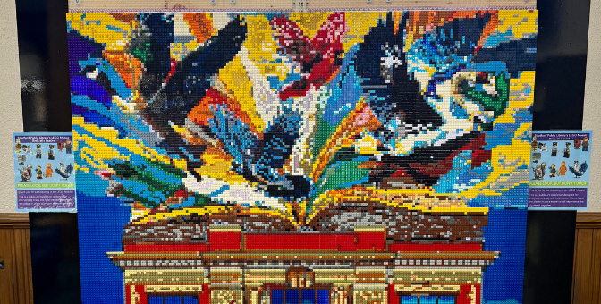 Bird LEGO Mosaic